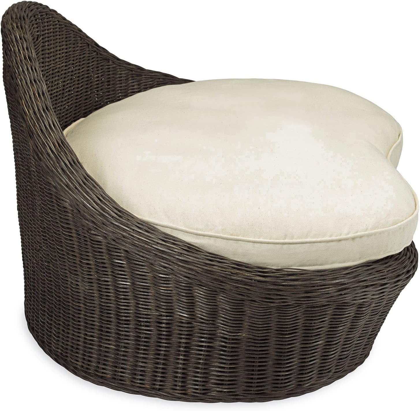 image:imageGaiam Rattan Meditation Chair with Thick Natural Cotton Meditation Cushion Pillow Sustainable Kapok Filling