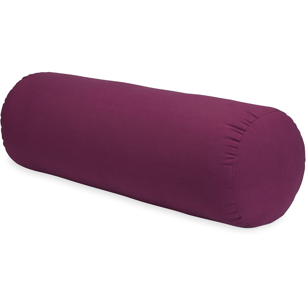 image:imageGaiam Sol Round Yoga Bolster Supportive Cotton Yoga Pillow for Meditation Pilates amp Relaxation