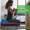 Gaiam Ergonomic Buckwheat(Black | Zafu)