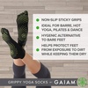 Gaiam Grippy Yoga Socks for Women & Men – Full Toe Non Slip Sticky Grip Accessories for Yoga, Barre, Pilates, Dance, Ballet