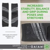 Gaiam Yoga Sock Anklets – Grippy Leg Warmer Ankle Socks for Yoga, Barre, Pilates, Dance, Aerobics(Smokey Grey)