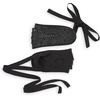 Gaiam Yoga Socks – Premium Studio Non Slip Sticky Grip Accessories for Women & Men(Black/Grey (Lace-up))