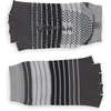 Gaiam Yoga Socks – Toeless Grippy Non Slip Sticky Grip Accessories for Women & Men(Grey/Black)