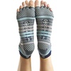 Gaiam Yoga Socks – Toeless Grippy Non Slip Sticky Grip Accessories for Women & Men(Skyline)