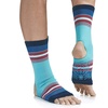 Gaiam Yoga Sock Anklets – Grippy Leg Warmer Ankle Socks for Yoga, Barre, Pilates, Dance, Aerobics(Bermuda Blue)