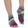 image:imageGaiam Yoga Socks  Toeless Grippy Non Slip Sticky Grip Accessories for Women amp MenBright Bouquet