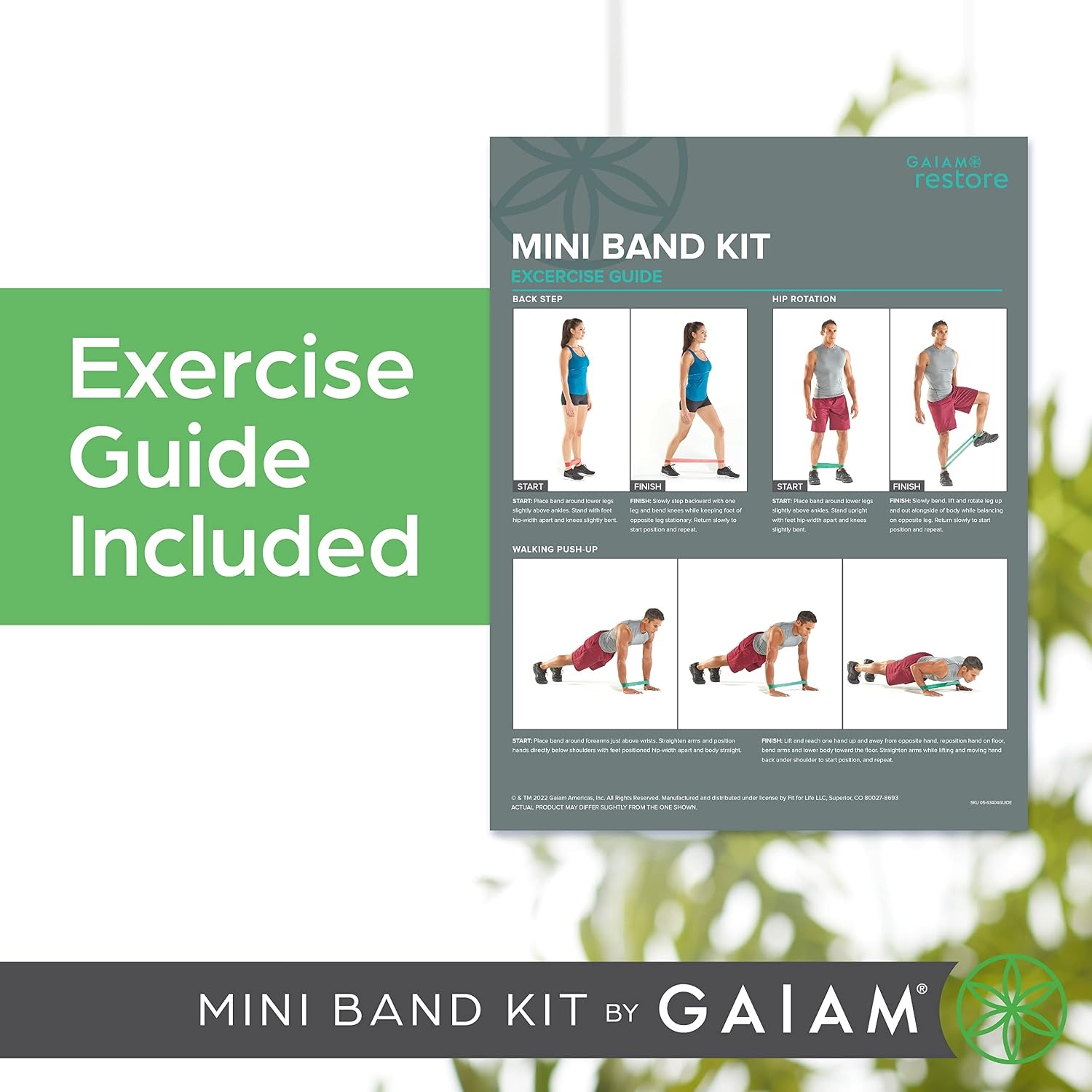 image:imageGaiam Restore Mini Band Kit12 x 2 Bands
