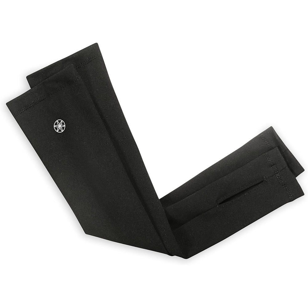 image:imageGaiam Yoga Compression Sleeves Pair of Sleeves for Pilates Training General Fitness ComfortFit Support for Muscles Sold as Pairs in 18 Arm and 22 Leg Sleeve Options One Size Fits MostArm Sleeves Set of 2