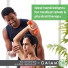 Gaiam Dumbbell Hand Weight (Sold in Singles) – Neoprene Coated Exercise & Fitness Dumbbell for Home Gym Workouts and Strength Training – Free Weights for Women and Men(5lb)