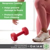 Gaiam Dumbbell Hand Weight (Sold in Singles) – Neoprene Coated Exercise & Fitness Dumbbell for Home Gym Workouts and Strength Training – Free Weights for Women and Men(15lb)