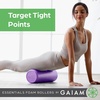 Gaiam Essentials Foam Roller, High Density Firm Deep Tissue Muscle Massager for Back Pain & Sore Muscles(18 Inch | Teal)