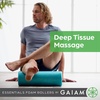 Gaiam Essentials Foam Roller, High Density Firm Deep Tissue Muscle Massager for Back Pain & Sore Muscles(18-inch | Black)