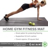 Gaiam Essentials Interlocking Foam Exercise Mat Tiles | Interlocking EVA Foam Tiles | Cushioned Surface | Non-Slip | Home Gym, Fitness & Floor Workouts | Easy Assembly