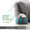 Gaiam Restore Rolling Massager, Cold Therapy (Cold) | Ergonomic Roller Ball | Targeted Muscle, Joint & Trigger-Point Recovery | Compact Size | Pre & Post-Workout Use(1 EA)