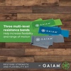Gaiam Restore Strength and Flexibility Resistance Band Kit Set(Assorted)
