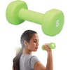 Gaiam Dumbbell Hand Weight (Sold in Singles) – Neoprene Coated Exercise & Fitness Dumbbell for Home Gym Workouts and Strength Training – Free Weights for Women and Men(8lb)