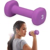 Gaiam Dumbbell Hand Weight (Sold in Singles) – Neoprene Coated Exercise & Fitness Dumbbell for Home Gym Workouts and Strength Training – Free Weights for Women and Men(3lb)