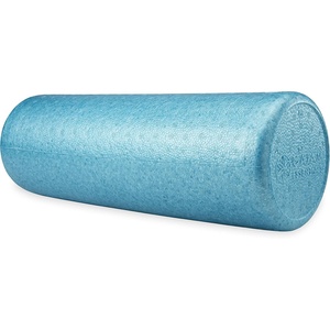 Gaiam Essentials Foam Roller, High Density Firm Deep Tissue Muscle Massager for Back Pain & Sore Muscles(18 Inch | Teal)