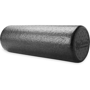 Gaiam Essentials Foam Roller, High Density Firm Deep Tissue Muscle Massager for Back Pain & Sore Muscles(18-inch | Black)