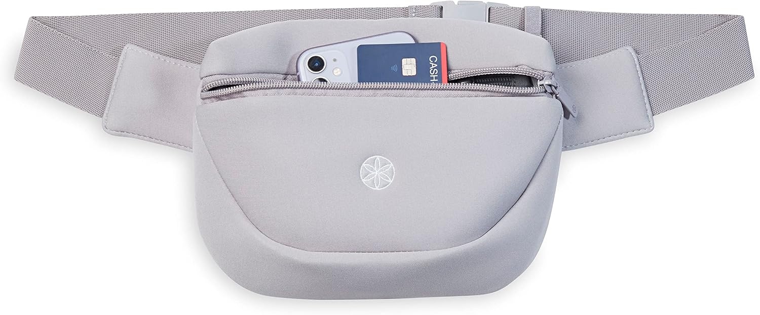 image:imageGaiam Altitude Waist Pack Storage Belt Bag for Women And Men Adjustable Belt With Lightweight Pouch For Storing EssentialsDusty Purple