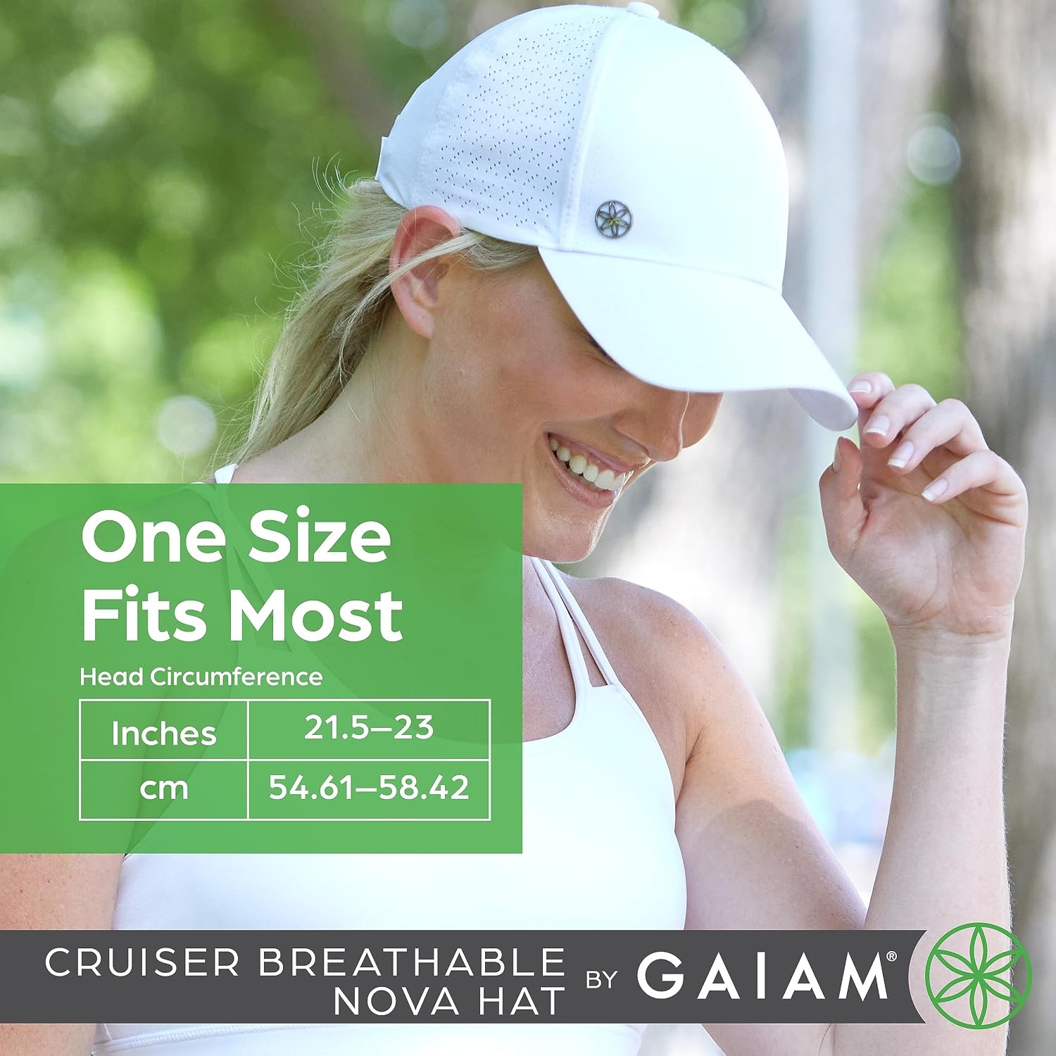 image:imageGaiam Cruiser Breathable Baseball Cap Ponytail Women Lightweight amp Breathable Ponytail Hole Adjustable Fit Running Hiking amp Workouts Womens CapDusk