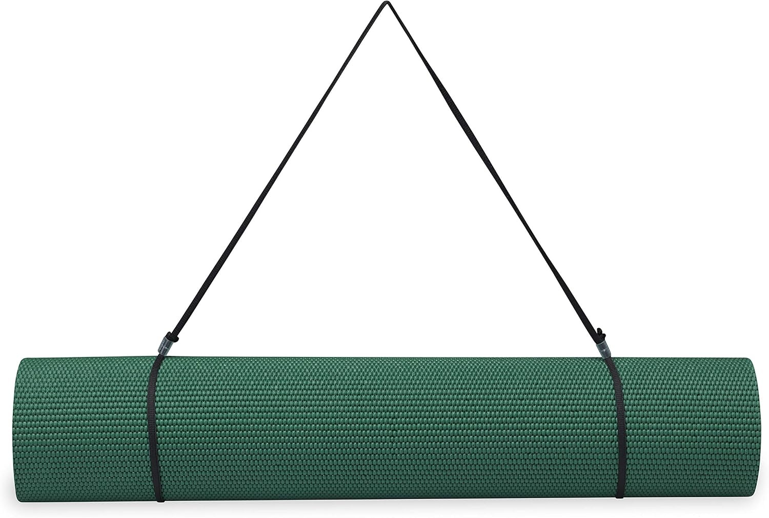 image:imageGaiam Essentials 14 Thin 6mm Yoga amp Pilates Fitness amp Exercise Mat with EasyCinch Carrier Strap Cusion Support For Fitness and Gym WorkoutsGreen