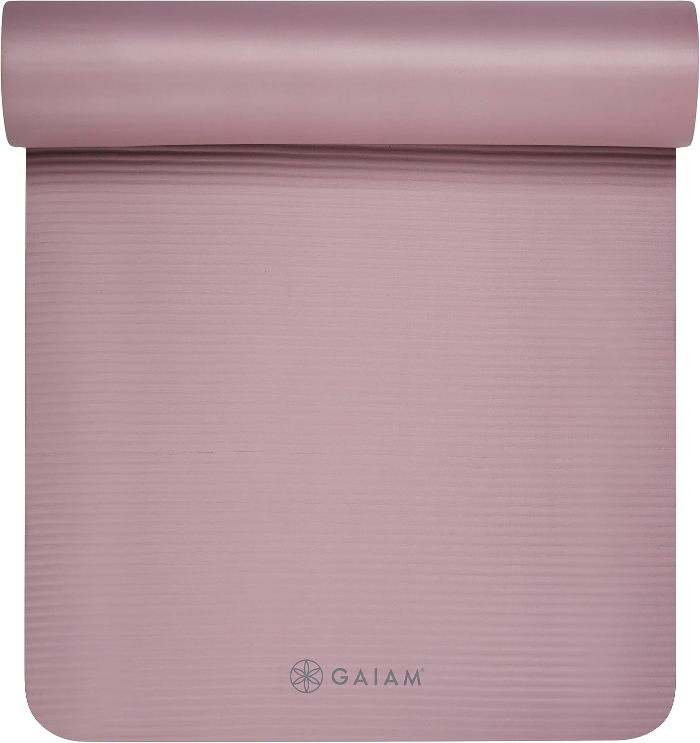 image:imageGaiam ExtraThick Yoga Fitness Mat and Exercise Mat with NonSlip Texture and Easy Carry StrapPurple