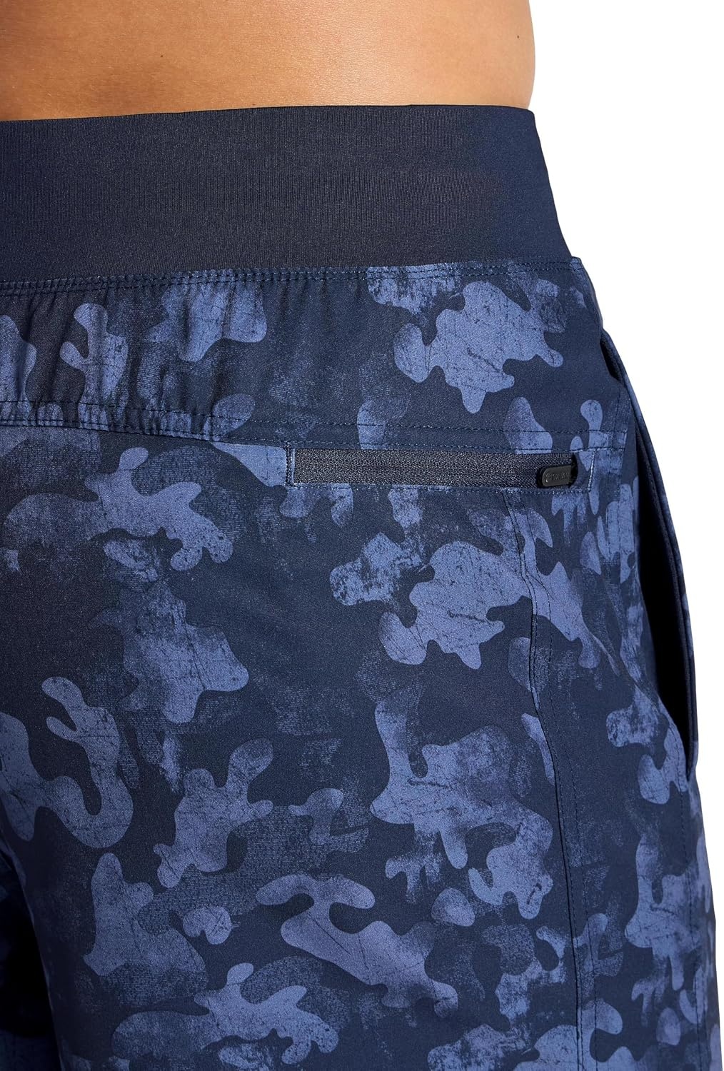 image:imageGaiam Mens 9 Camo Short Standard Fit Stretch Lightweight Material MoistureWickingNavy Chi