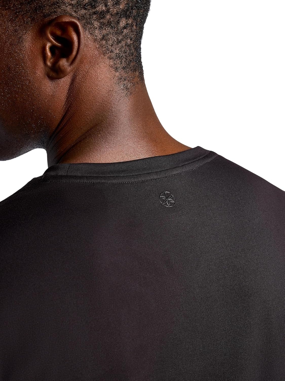 image:imageGaiam Mens Breathe Ease Short Sleeve Crewneck Top Standard Fit Stretch Heavyweight Performance MaterialBlack