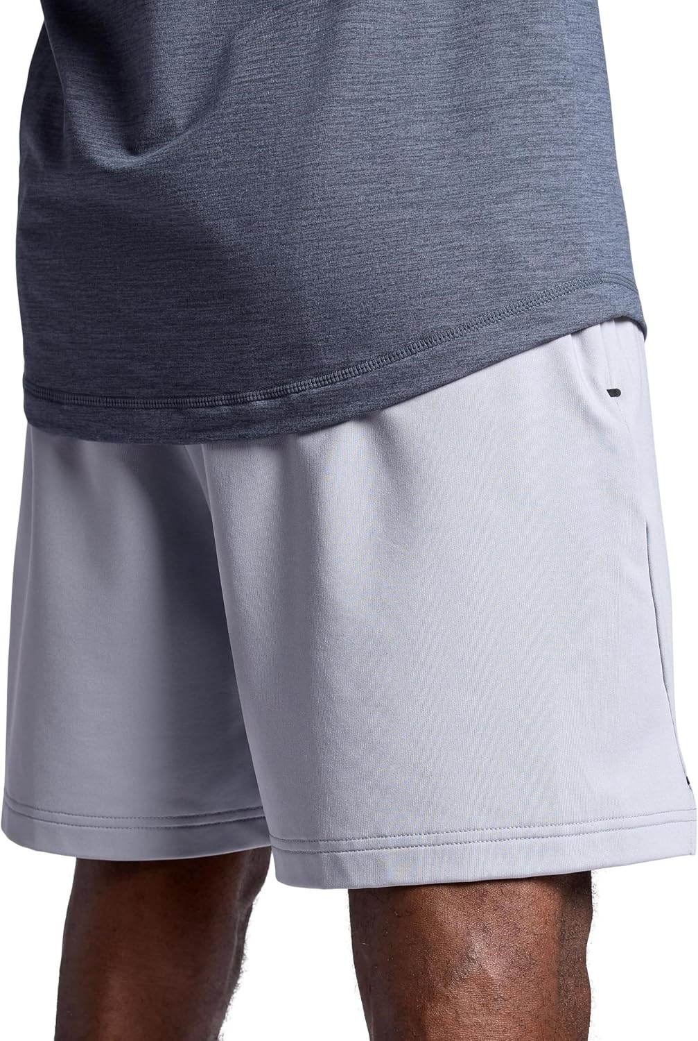 image:imageGaiam Mens Breathe Ease Short Sleeve Crewneck Top Standard Fit Stretch Heavyweight Performance MaterialCool Grey Heather