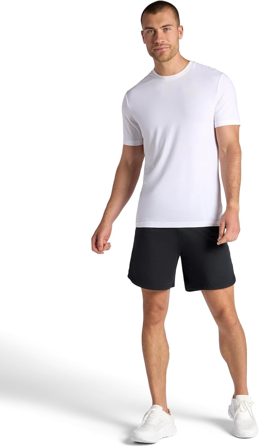 image:imageGaiam Mens Everyday Basic 7 Short 20 Relaxed Fit Stretch Midweight MaterialBlack