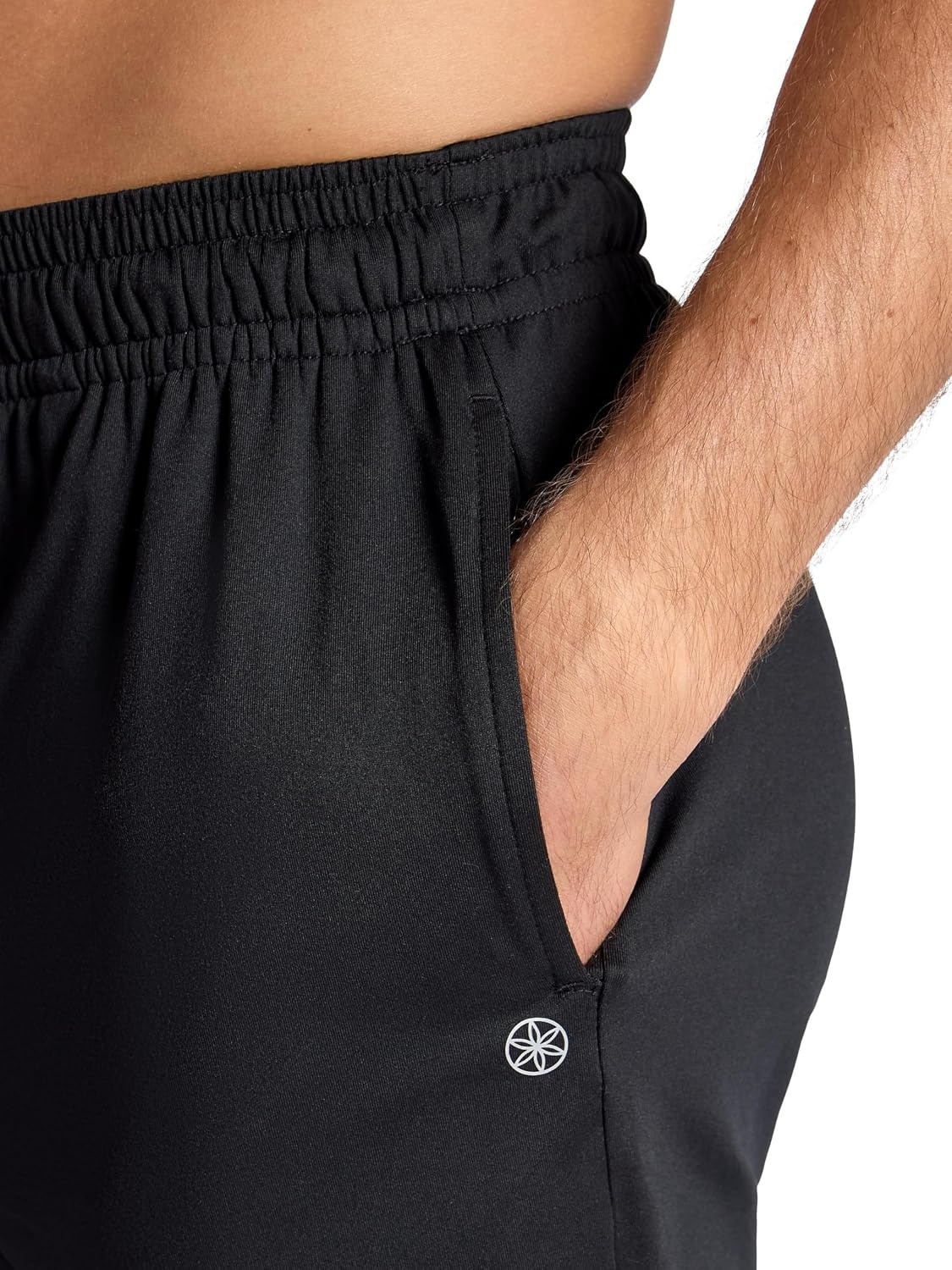 image:imageGaiam Mens Everyday Basic 7 Short 20 Relaxed Fit Stretch Midweight MaterialBlack