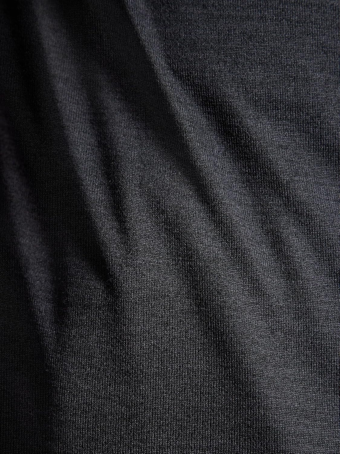 image:imageGaiam Mens Everyday Basic Cowl Neck Hoodie Standard Fit Stretch Midweight MaterialBlack Heather