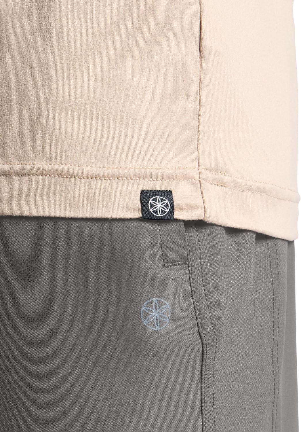 image:imageGaiam Mens Everyday Basic Crewneck Top Standard Fit Stretch Midweight MaterialHumus
