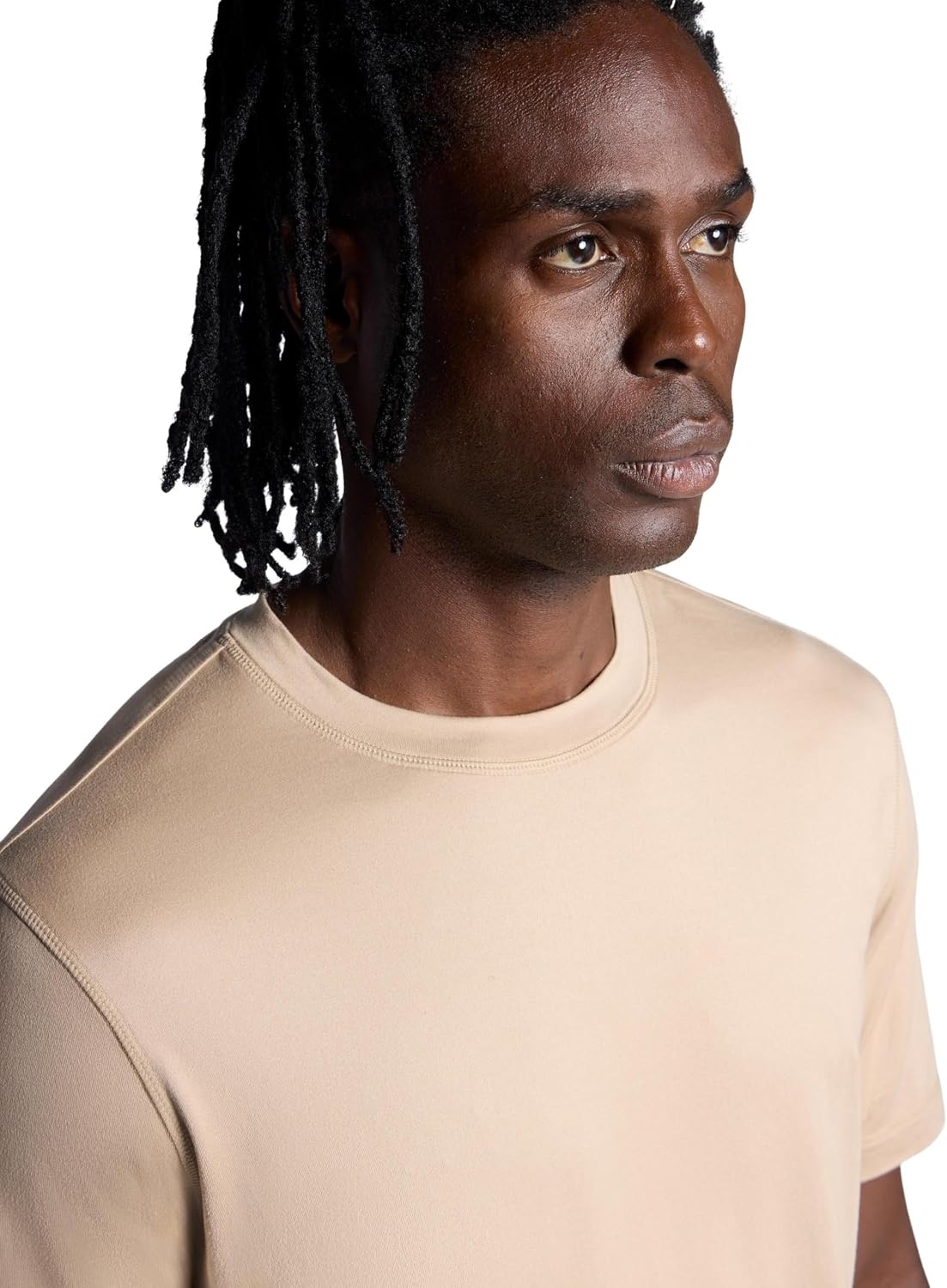 image:imageGaiam Mens Everyday Basic Crewneck Top Standard Fit Stretch Midweight MaterialHumus