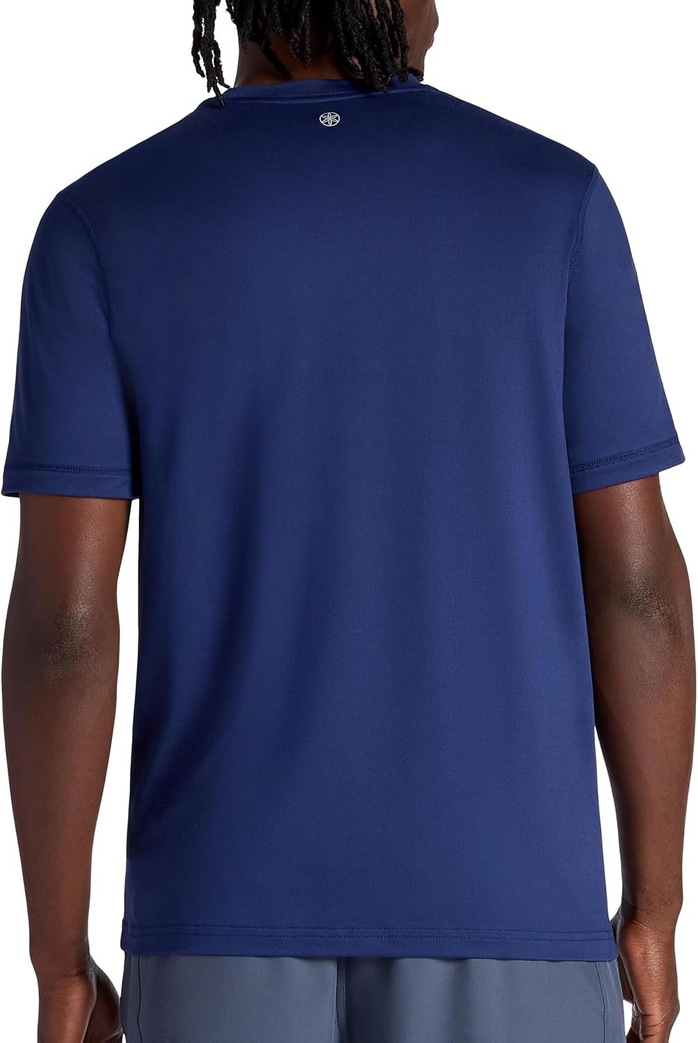 image:imageGaiam Mens Everyday Basic Crewneck Top Standard Fit Stretch Midweight MaterialMedieval Blue