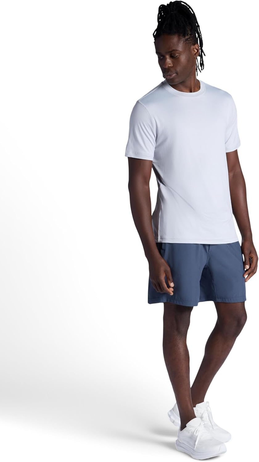 image:imageGaiam Mens Everyday Basic Crewneck Top Standard Fit Stretch Midweight MaterialMicrochip