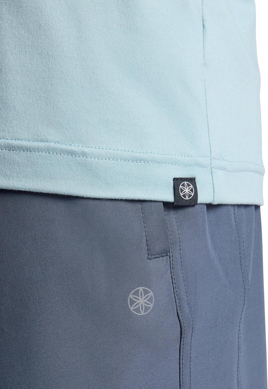 image:imageGaiam Mens Everyday Basic Crewneck Top Standard Fit Stretch Midweight MaterialSlate