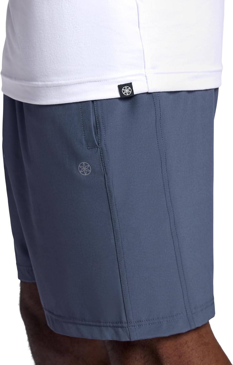 image:imageGaiam Mens Everyday Basic Crewneck Top Standard Fit Stretch Midweight MaterialStark White