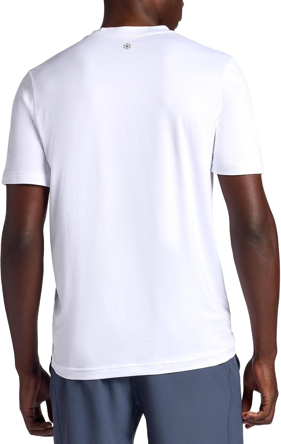 image:imageGaiam Mens Everyday Basic Crewneck Top Standard Fit Stretch Midweight MaterialStark White