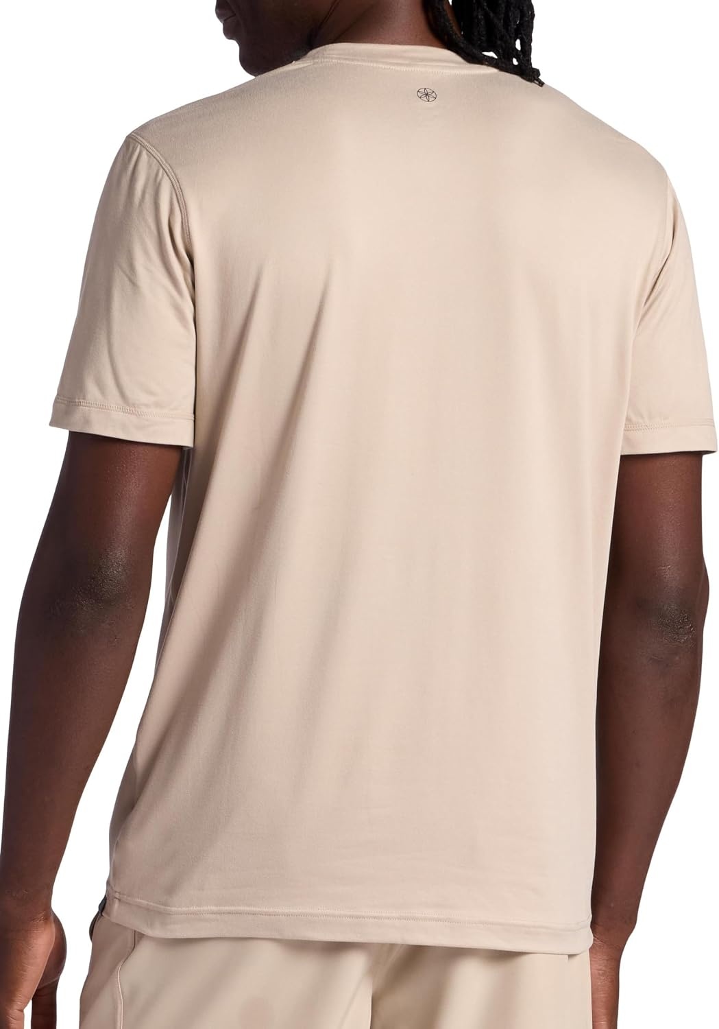 image:imageGaiam Mens Everyday Basic Crewneck Top Standard Fit Stretch Midweight MaterialWhite Pepper