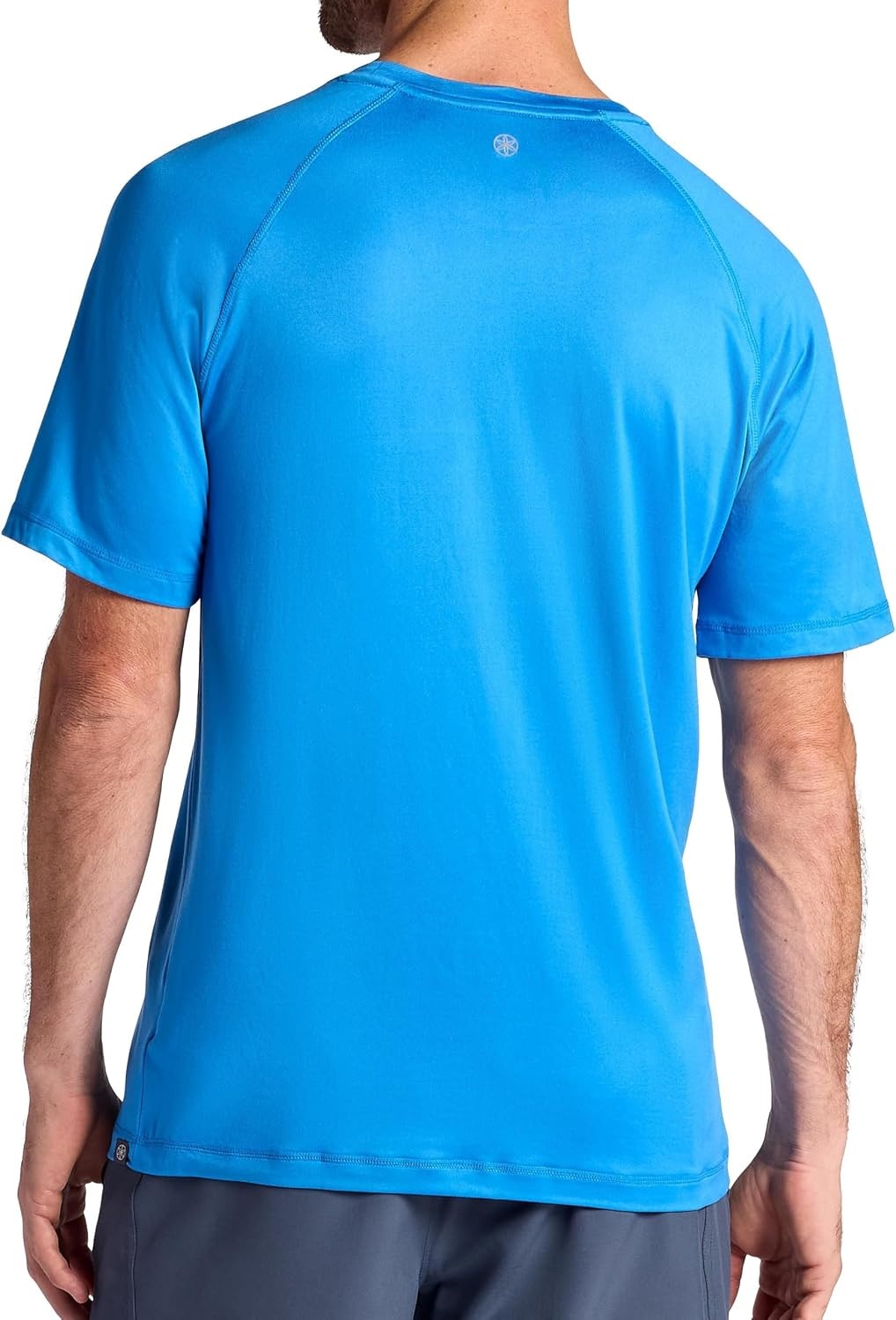 image:imageGaiam Mens Everyday Basic Raglan Top Standard Fit Stretch Midweight Jersey MaterialCampanula