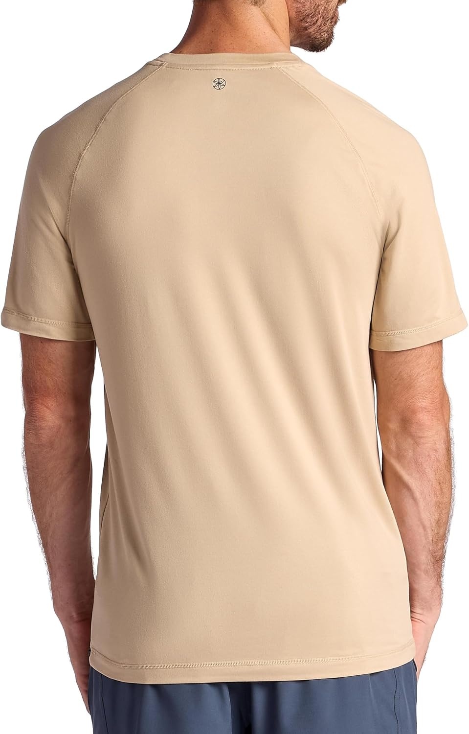 image:imageGaiam Mens Everyday Basic Raglan Top Standard Fit Stretch Midweight Jersey MaterialHumus