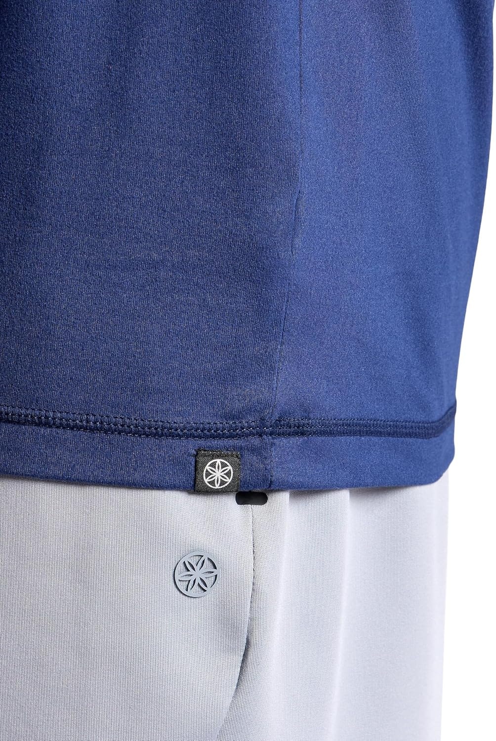 image:imageGaiam Mens Everyday Basic Raglan Top Standard Fit Stretch Midweight Jersey MaterialMedieval Blue