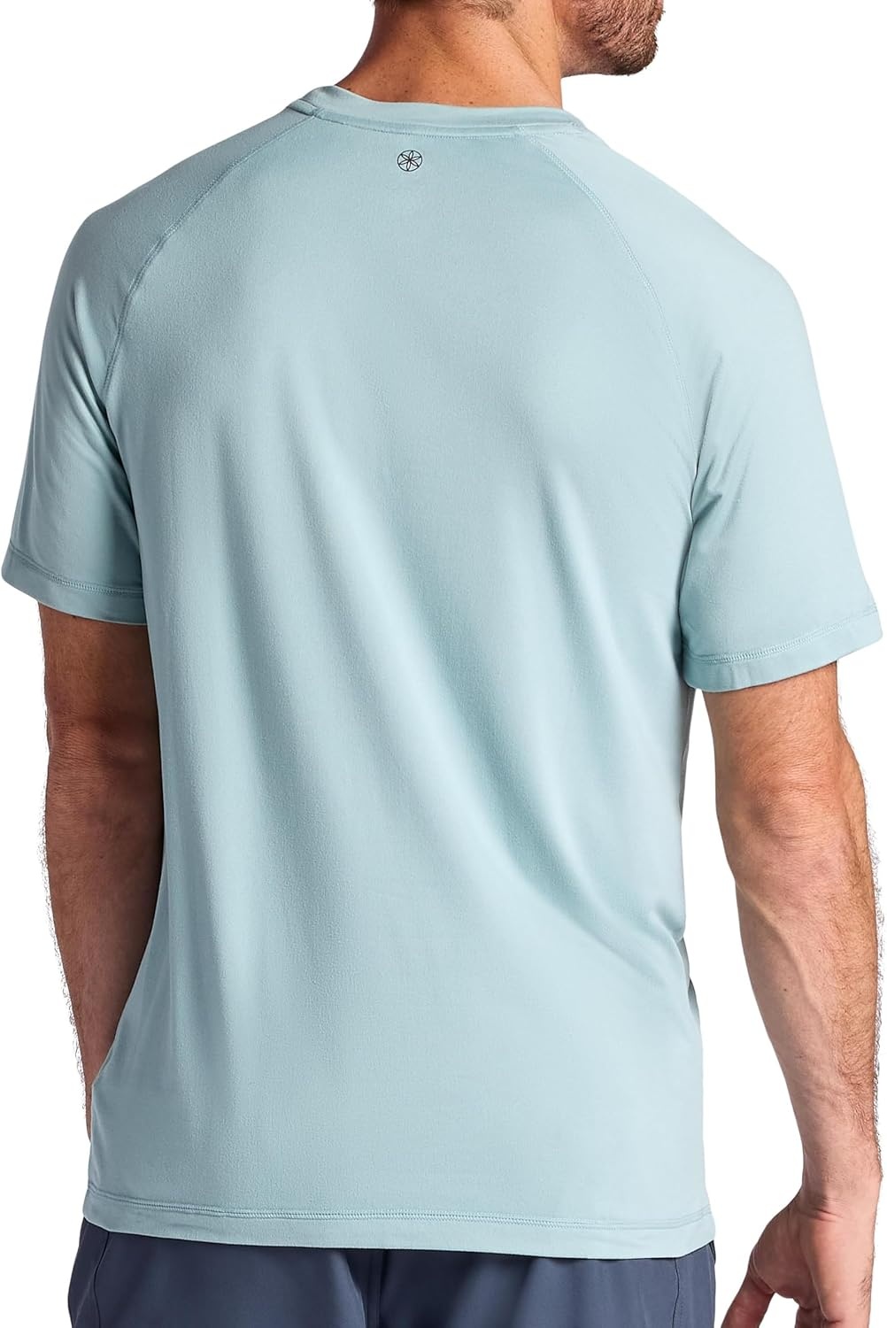 image:imageGaiam Mens Everyday Basic Raglan Top Standard Fit Stretch Midweight Jersey MaterialSlate