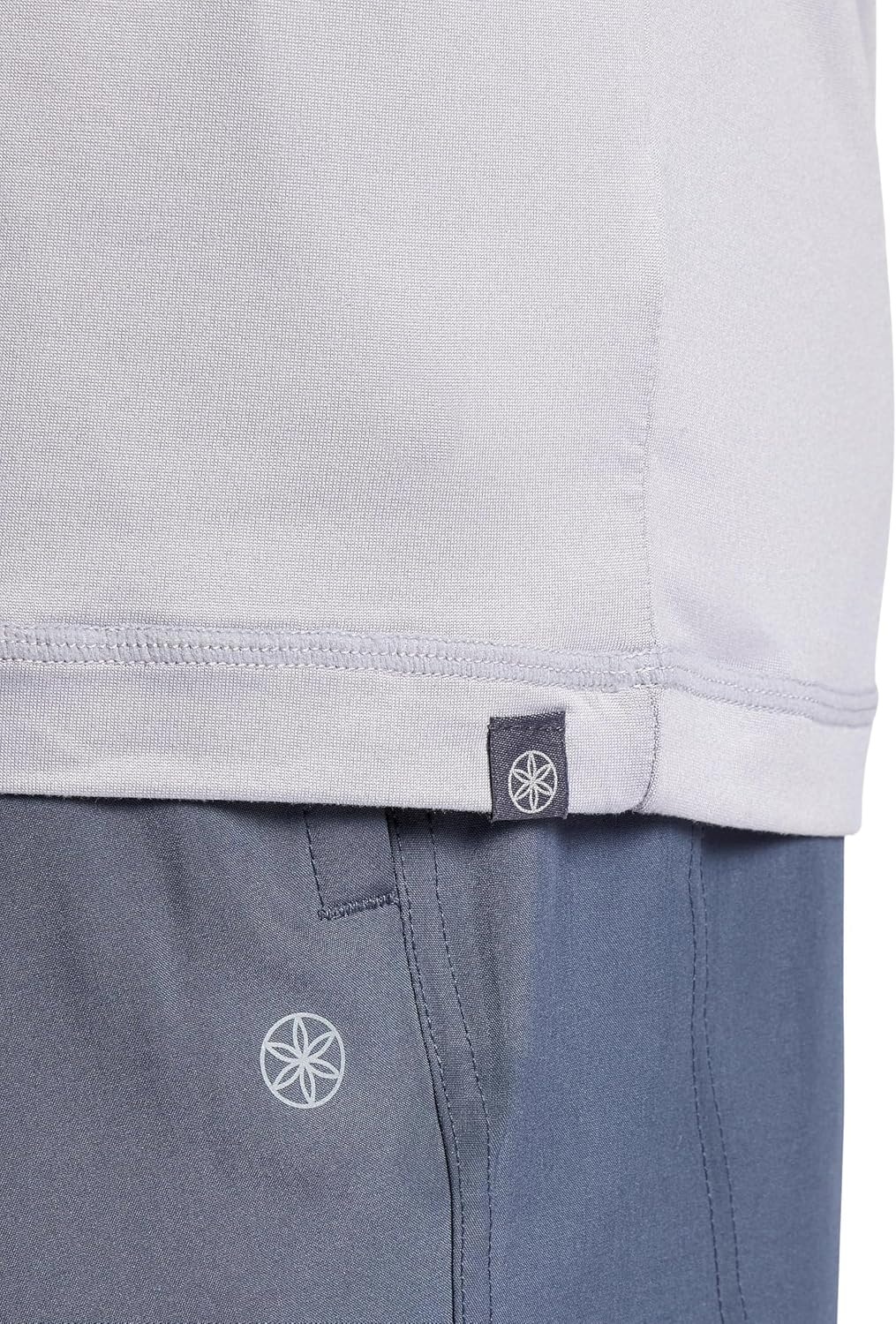 image:imageGaiam Mens Everyday Basic Raglan Top Standard Fit Stretch Midweight Jersey MaterialSleet
