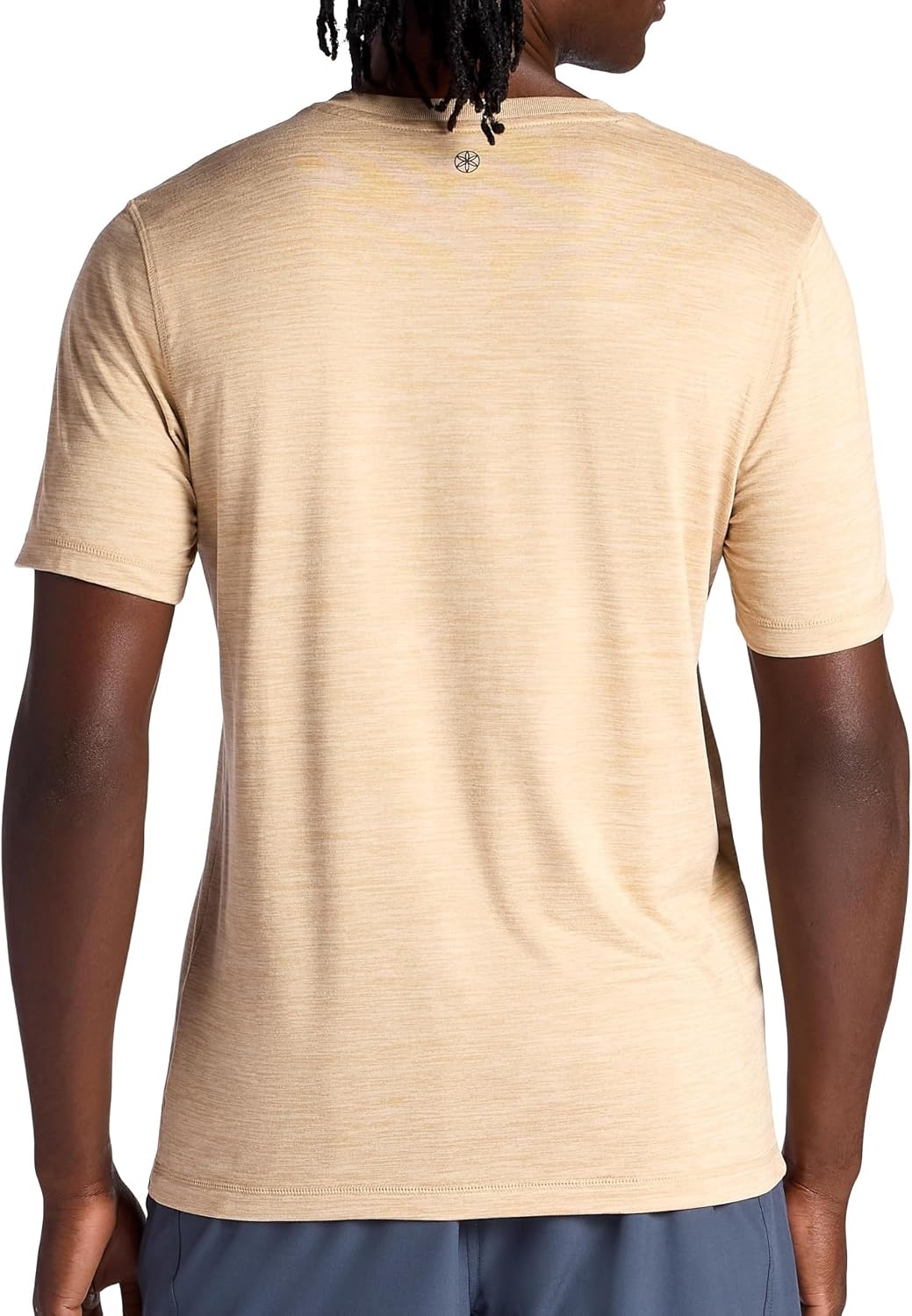 image:imageGaiam Mens Everyday Basic VNeck Top Standard Fit Stretch Midweight MaterialBeige