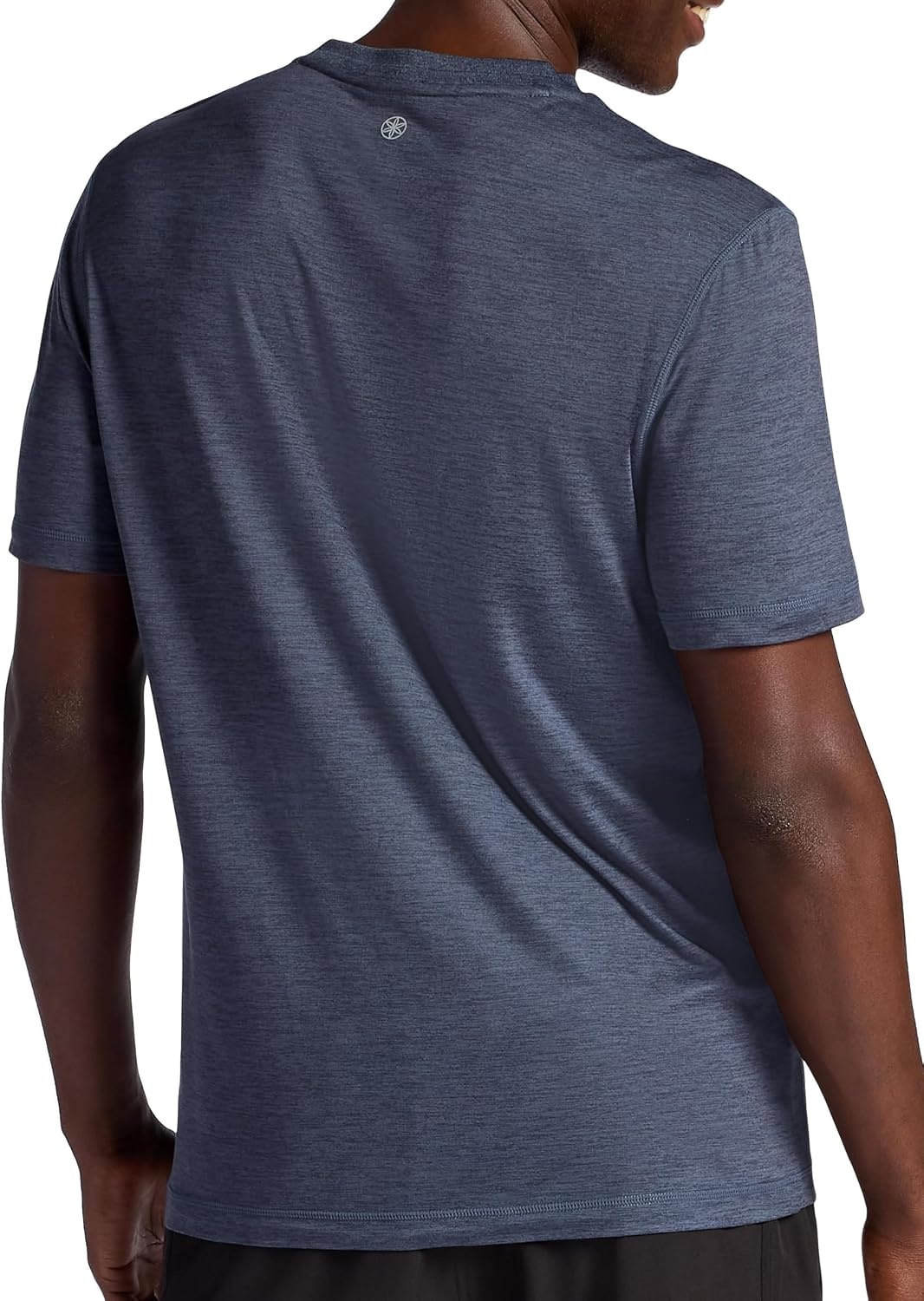 image:imageGaiam Mens Everyday Basic VNeck Top Standard Fit Stretch Midweight MaterialCool Grey Heather