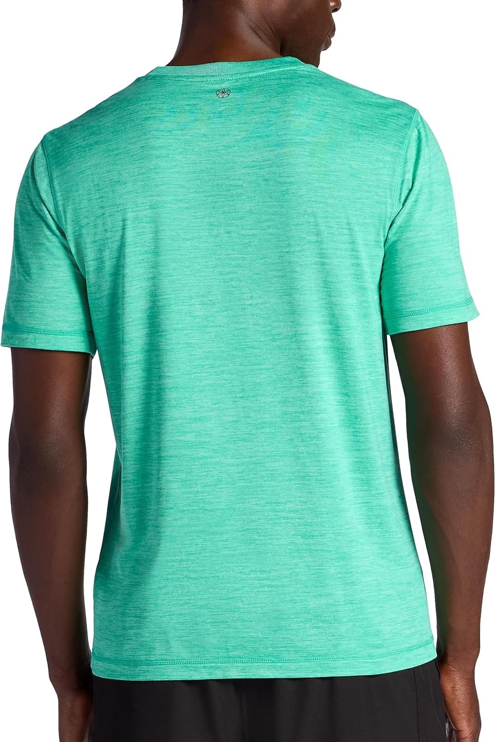 image:imageGaiam Mens Everyday Basic VNeck Top Standard Fit Stretch Midweight MaterialFuture Teal Heather