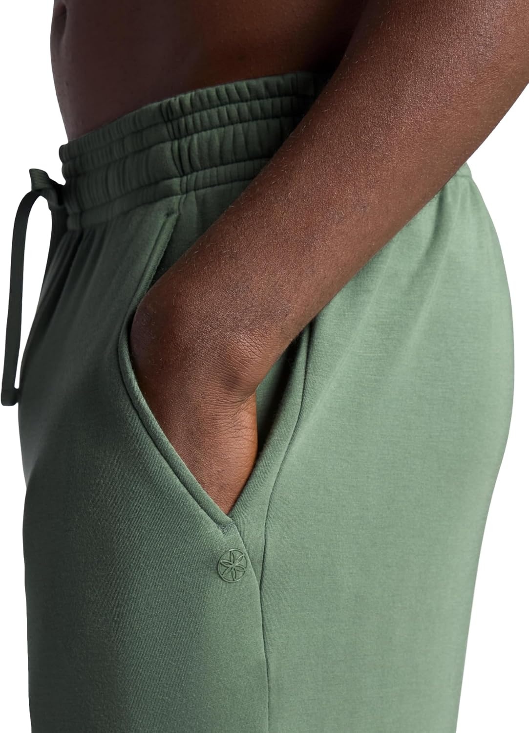 image:imageGaiam Mens Flow State Pant Relaxed Fit 29 Inseam Stretch Lightweight MaterialDuck Green